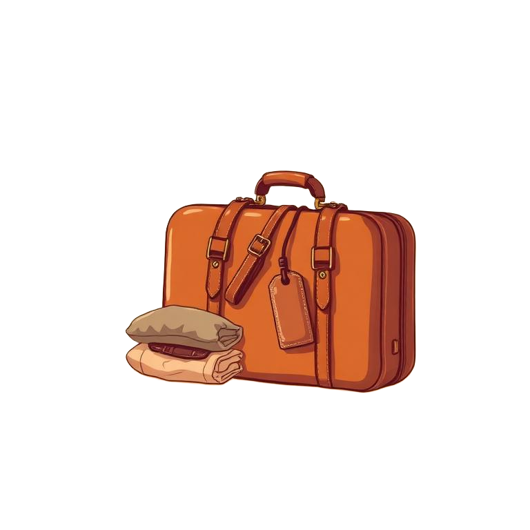 Ilustração do passo 4: Transportes & Bagagem